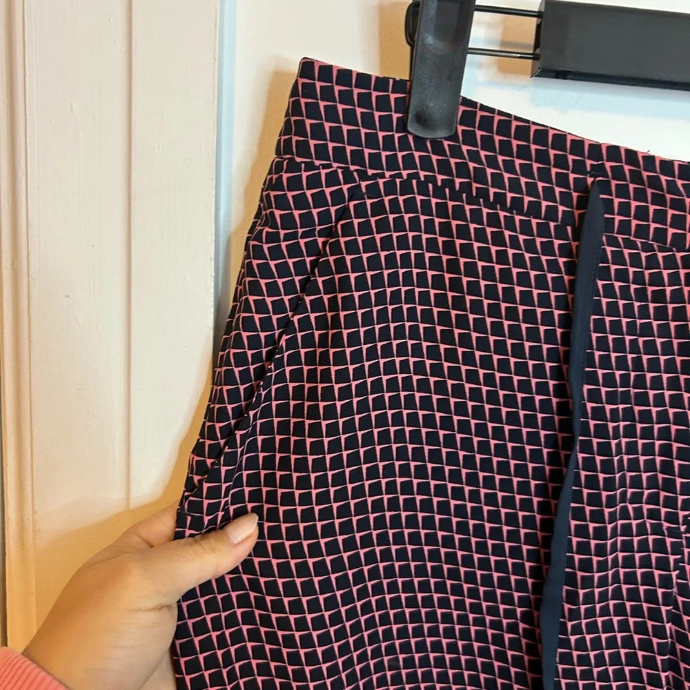 Armani Exchange Patterned Drawstring Ankle Pants - image 5